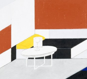 Piet Mondrian, Farbentwurf für den Salon der Ida Bienert (Axono