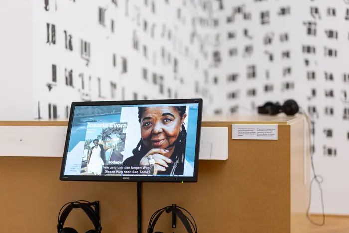 Eine Video auf einem Bildschirm 