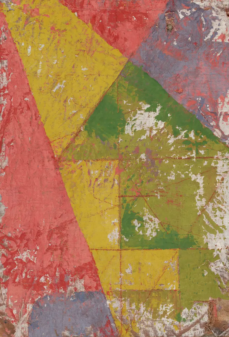 Ein kubistisches Gemälde 