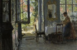 Gotthardt Kuehl, Das Gartenzimmer, 1895/1900 Das Gartenzimmer