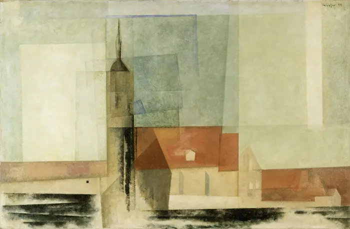 Lyonel Feininger, Ober-Reißen, 1924 