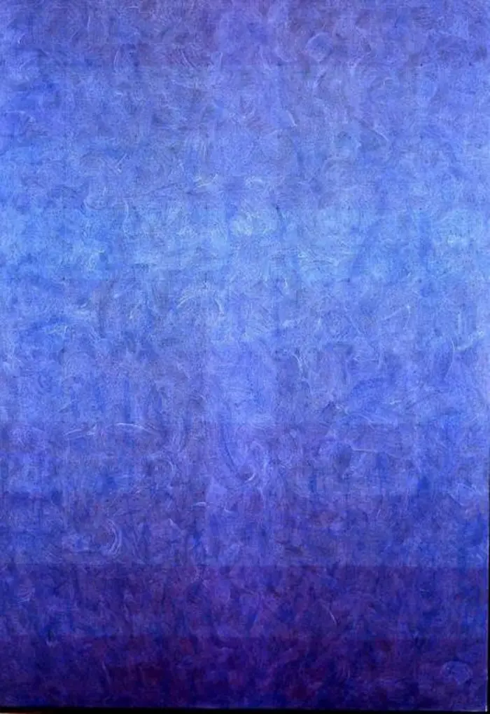 Farbverlauf von oben bis unten, es sind Vierecke leicht zu erkennen