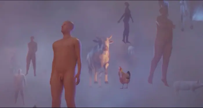 Ein surrealistisches Gemälden 