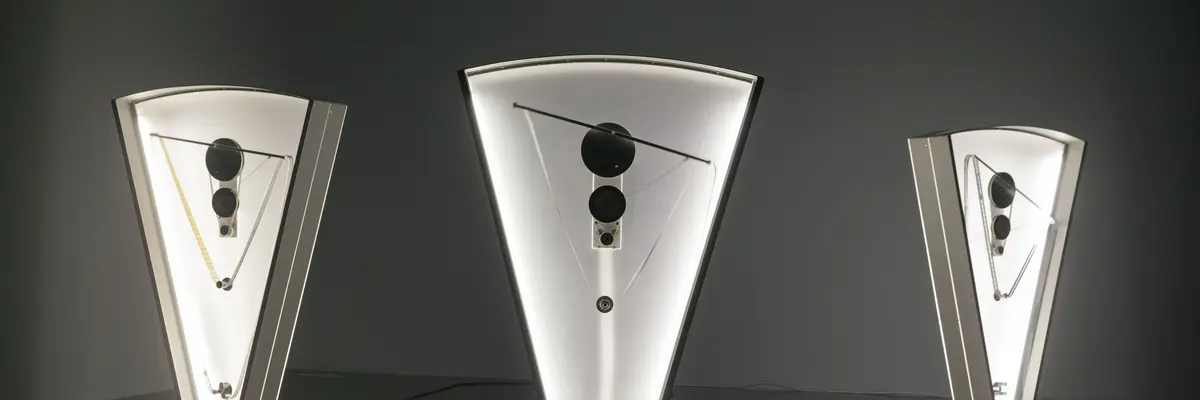 Ansicht der Installation: Color Clocks