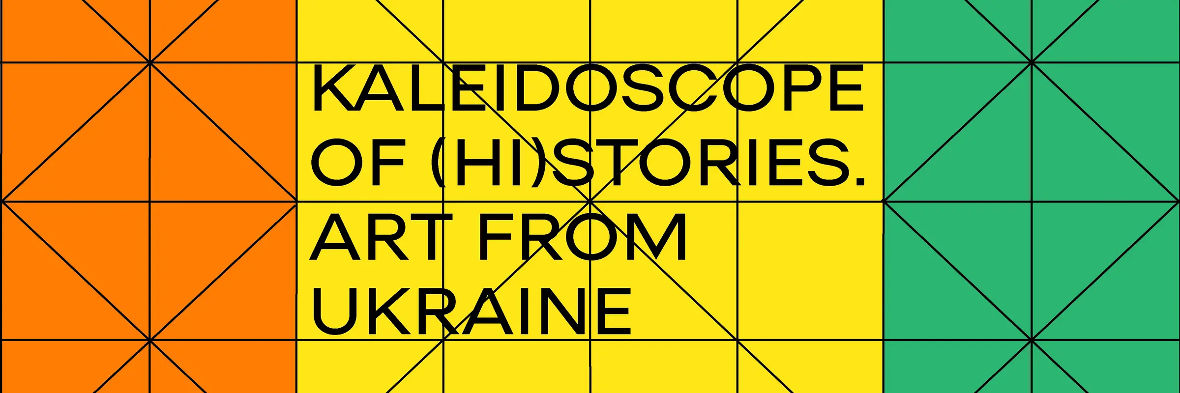 Ein Plakat "Kaledoscope of Histories"