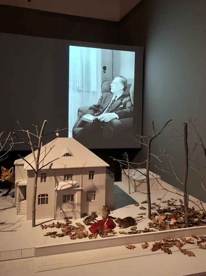 Eine Maquette des Stassi-Gebäudes, wo Putin arbeitete