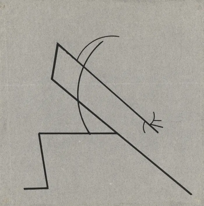 Ein kubistisches Gemälde