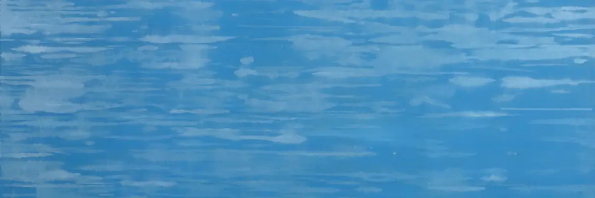 Ölzeichnung des blauen Ozeans