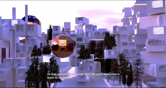 Ein Screenshot eines Films