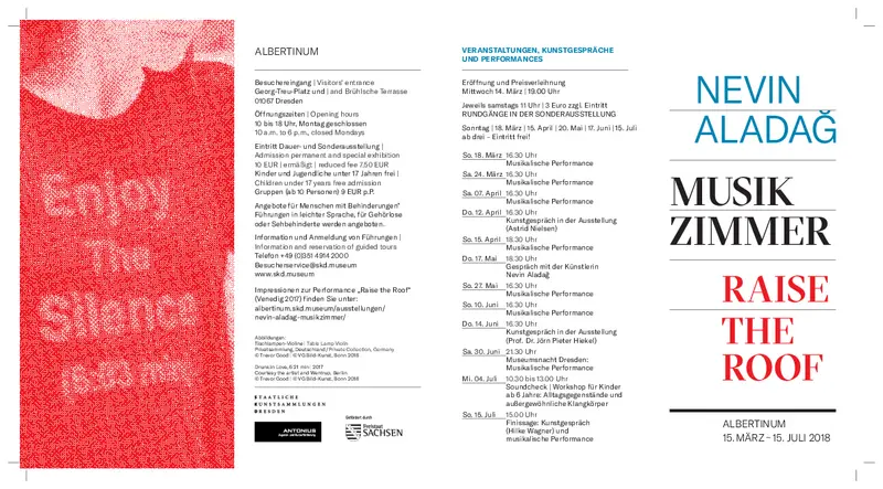 Flyer zur Ausstellung