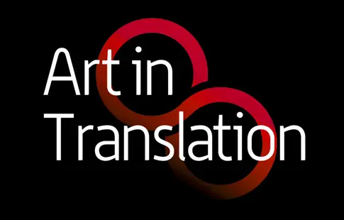 Ein Logo "Art in translation"