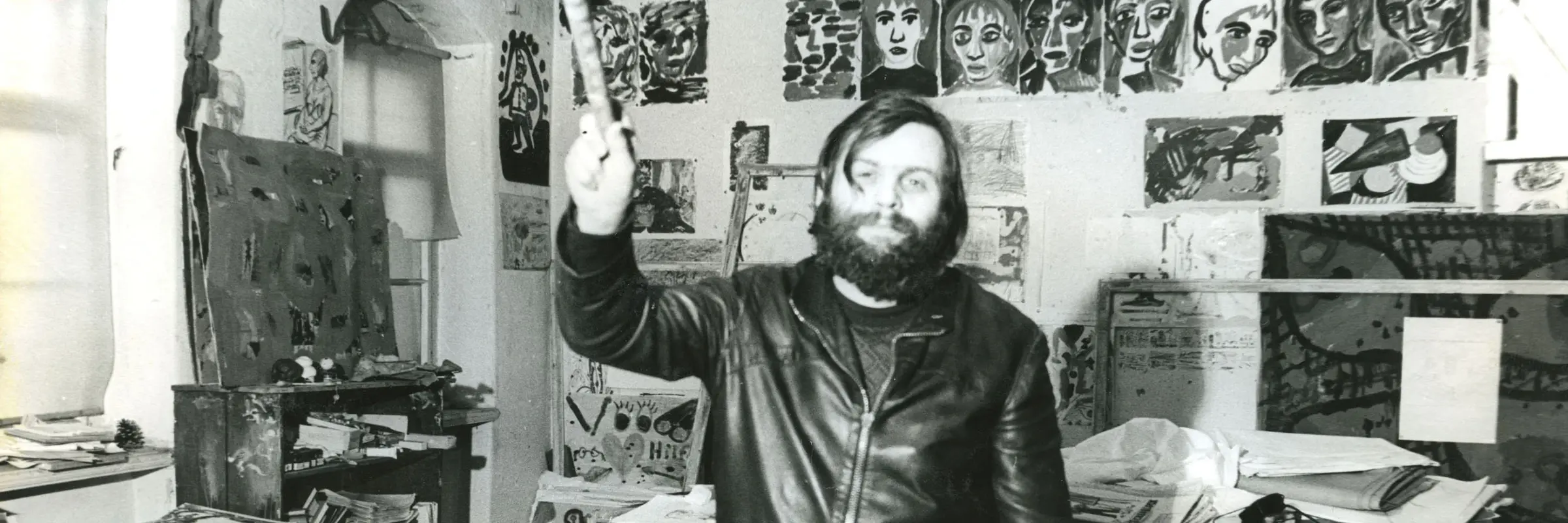 Penck im Atelier
