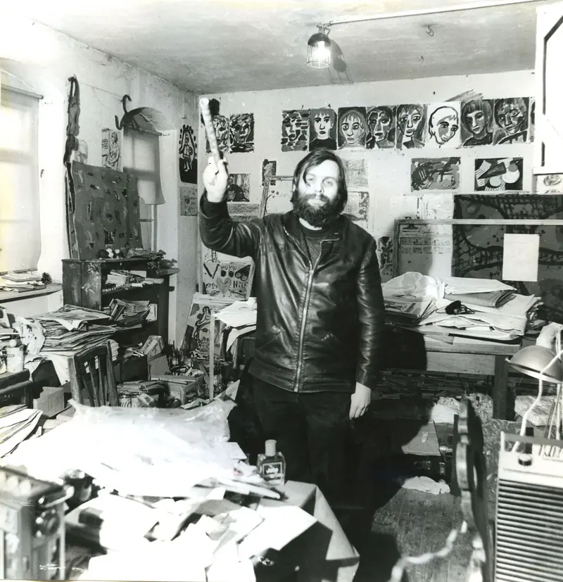 Penck im Atelier