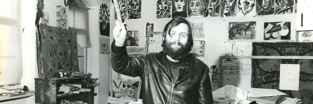 Penck im Atelier