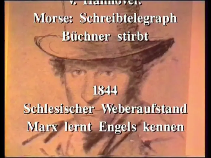 Aufnahmen eines alten Films