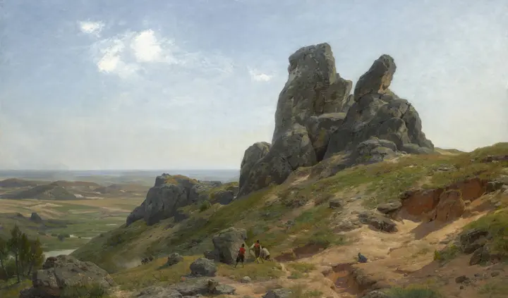 Carl Friedrich Lessing, Gebirgslandschaft, 1877