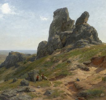 Carl Friedrich Lessing, Gebirgslandschaft, 1877