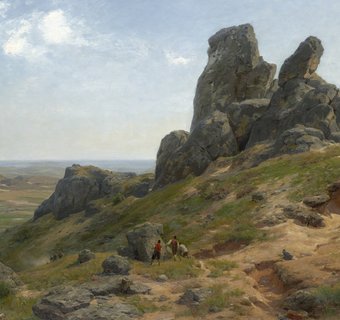 Carl Friedrich Lessing, Gebirgslandschaft, 1877