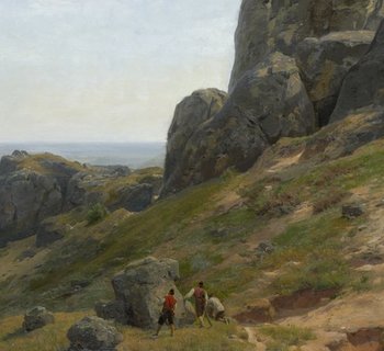 Carl Friedrich Lessing, Gebirgslandschaft, 1877