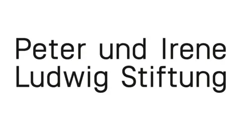 Schriftzug der Peter und Irene Ludwig Stiftung