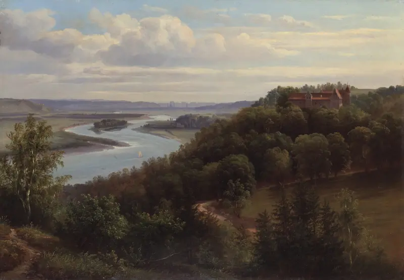 Eine Flusslandschaft