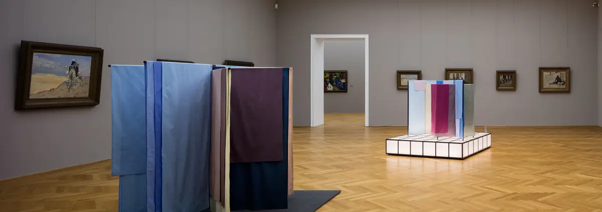 Ausstellungsansicht "Demonstrationsräume. Interventionen von Kapwani Kiwanga"