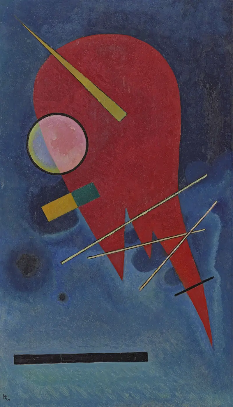 Wassily Kandinsky, Rot, 1924