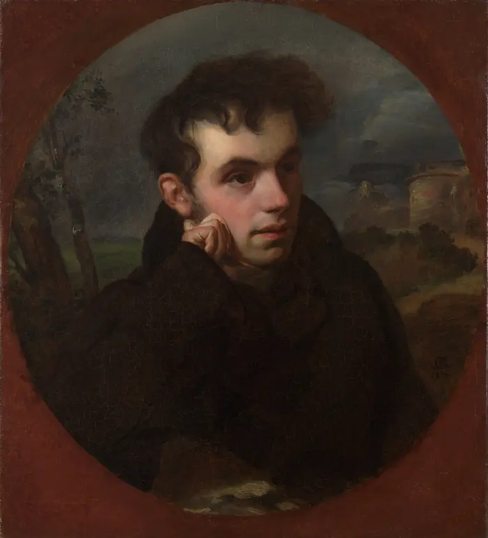 Orest Adamowitsch Kiprenski, Bildnis von V.A. Schukowsky, 1816