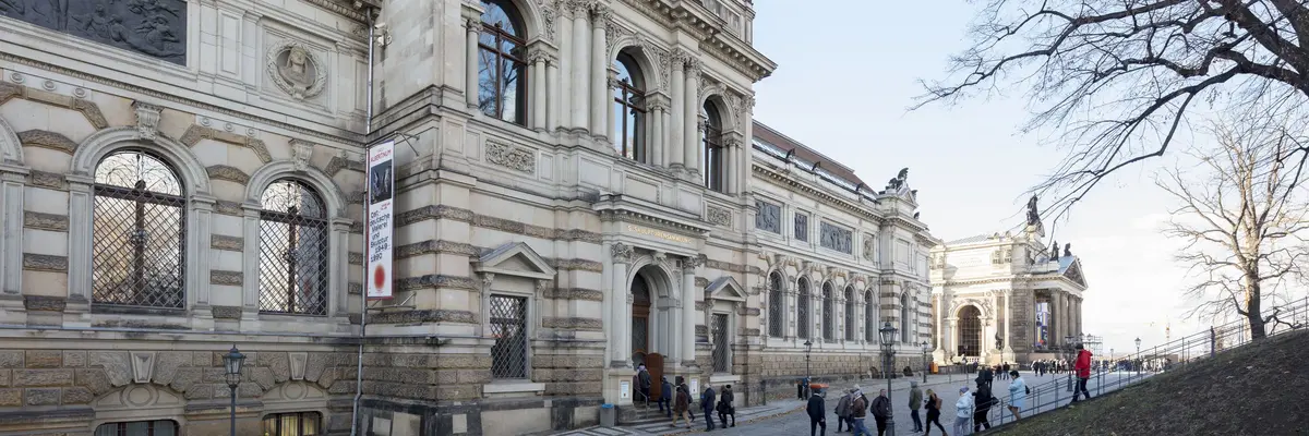 Gebäude des Albertinum von außen